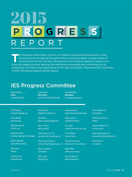 2015 IES Progress Report