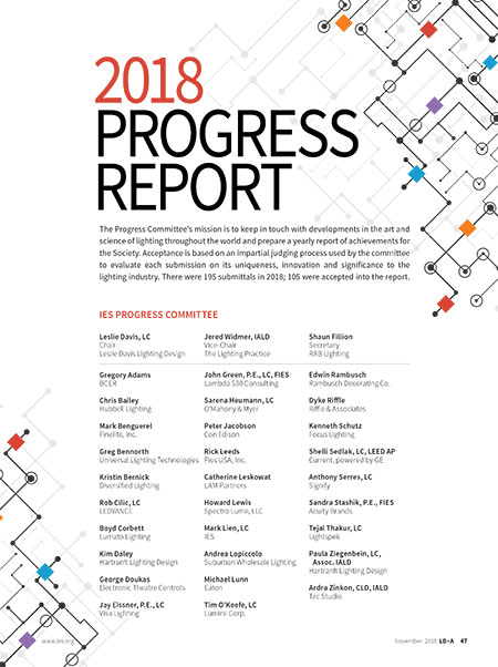 2018 IES Progress Report