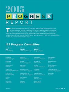 2015 IES Progress Report